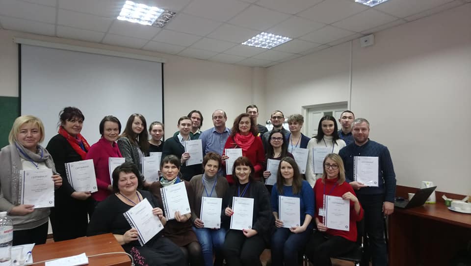 Took part in the training "Writing projects. EU Funds".