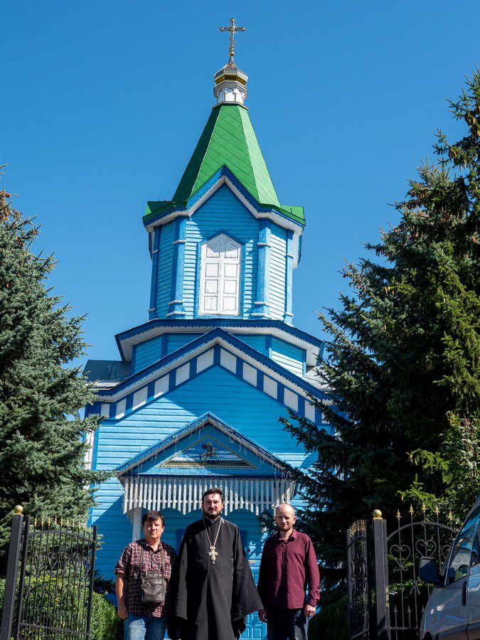 Les représentants de la Fondation ont visité l'église Saint-Georges du village de Zavorichi
