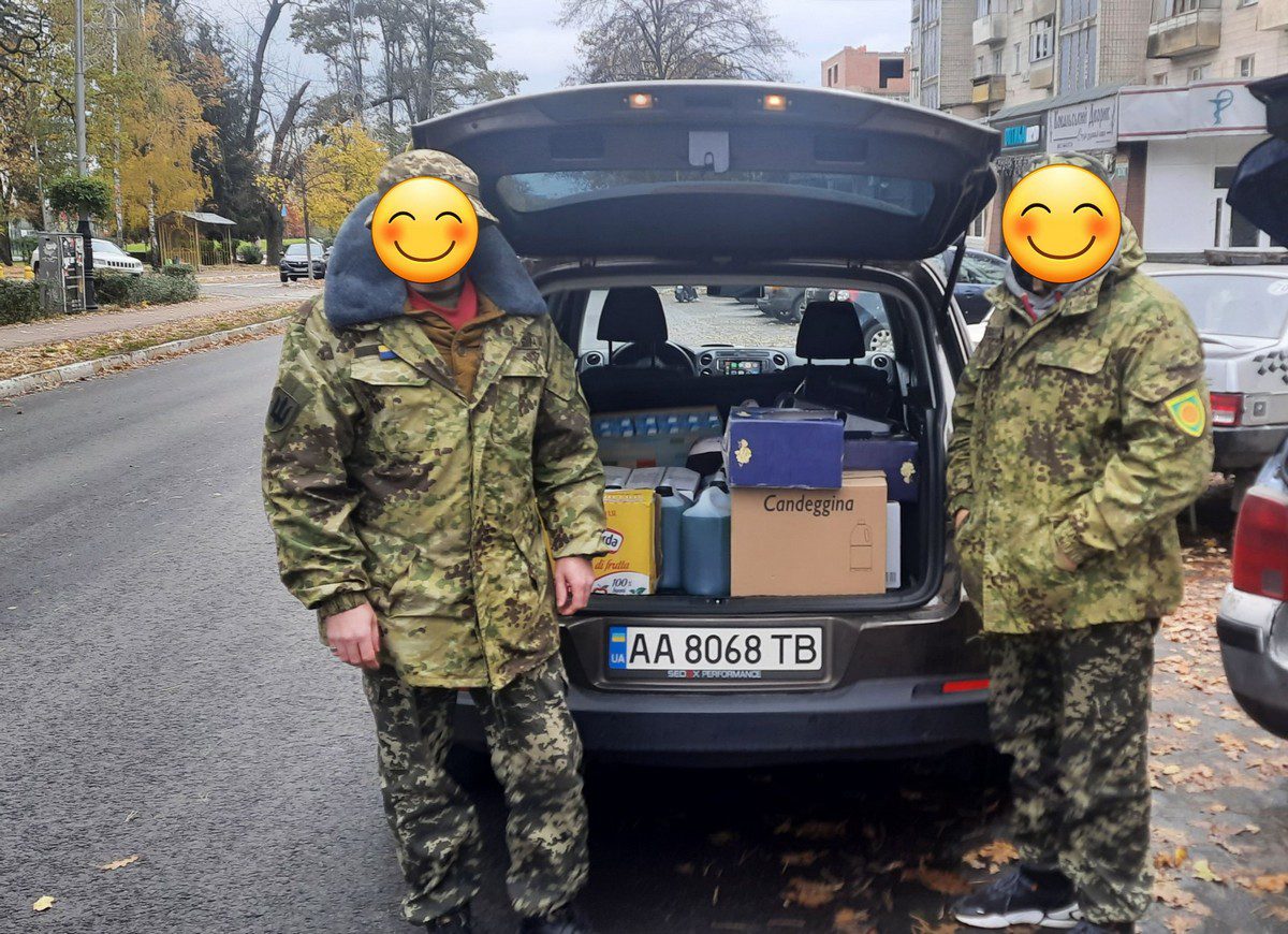 Передали гуманітарну допомогу з Італії на ДФТГ-1-БУЧА
