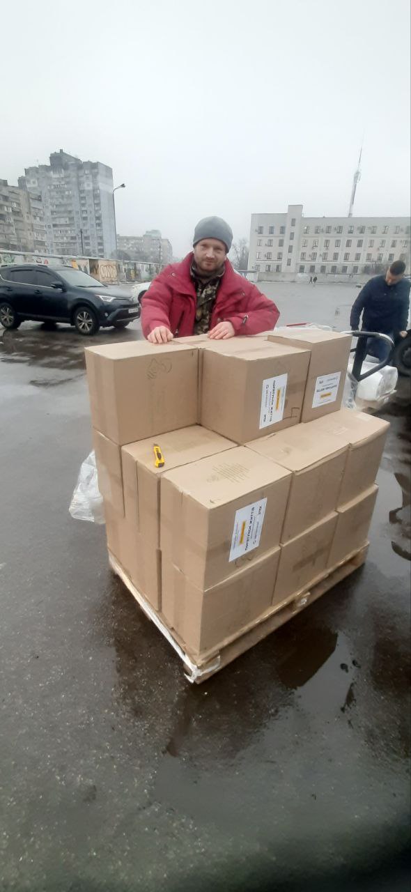 Nova Poshta Humanitarian — don de nourriture pour bébé
